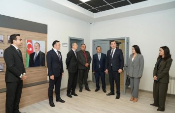 Sosial Tədqiqatlar Mərkəzinin rəhbərliyi Ədliyyə Nazirliyinin Çağrı Mərkəzində olub