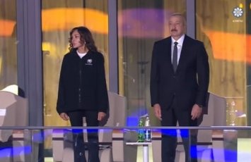 Prezident və xanımı III MDB Oyunlarının açılış mərasimini izlədi - YENİLƏNİB + VİDEO