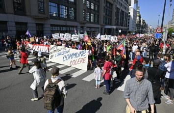 Забастовка транспортников в Брюсселе переросла в беспорядки
