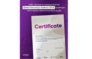 UNEC Qlobal İnnovasiya İnstitutunun Akkreditasiyasını qazanıb