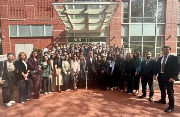 Emin Əmrullayev ABŞ-də təhsil alan azərbaycanlı tələbələrlə görüşdü - FOTO