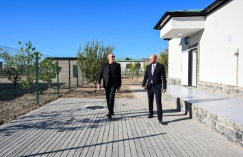 Президент Ильхам Алиев принял участие в открытии второго этапа села Агалы и села Мамедбейли в Зангилане-(ФОТО)