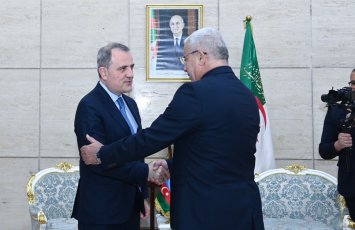 Ceyhun Bayramov Əlcəzair Xalq Milli Assambleyasının sədri ilə görüşüb - FOTO