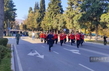 В Ханкенди проходит марш Победы