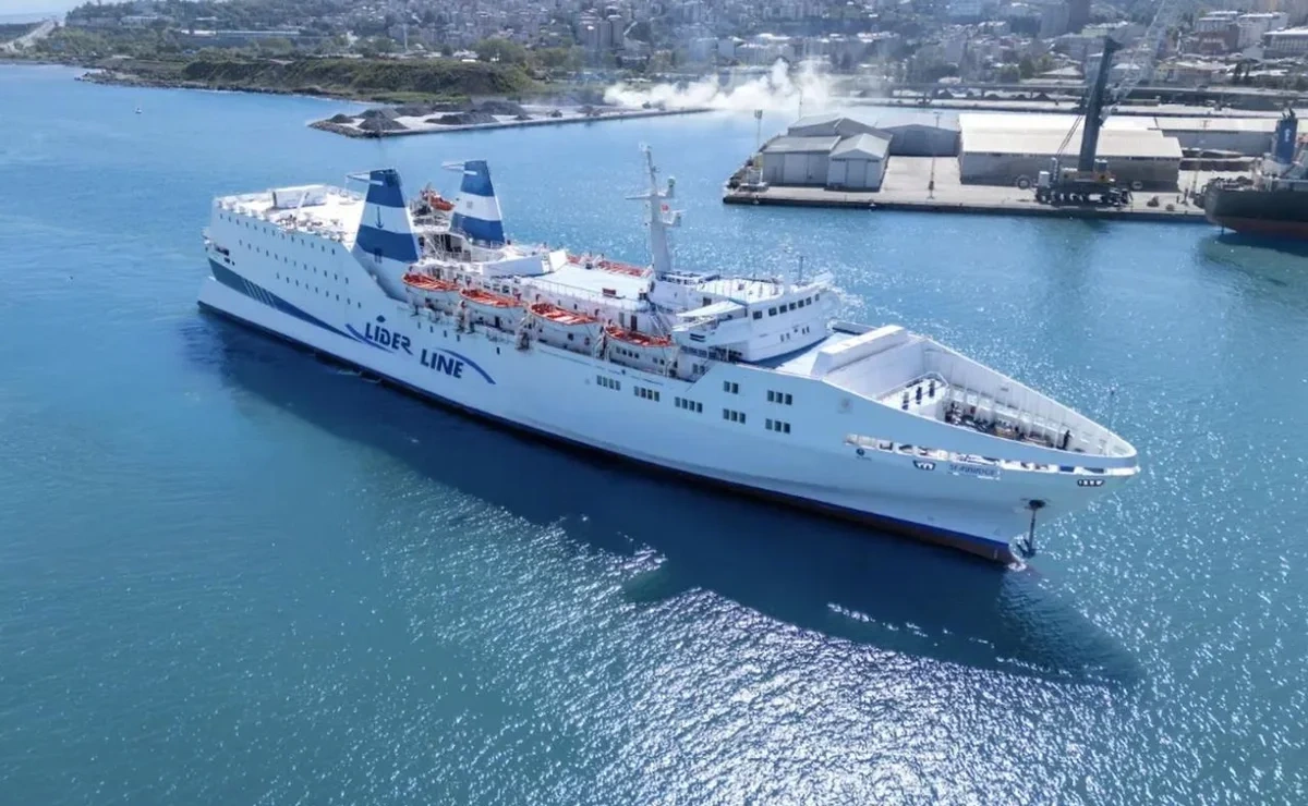 Türkiyədən Rusiyaya uzun fasilədən sonra ilk bərə gedib - VİDEO - FOTO