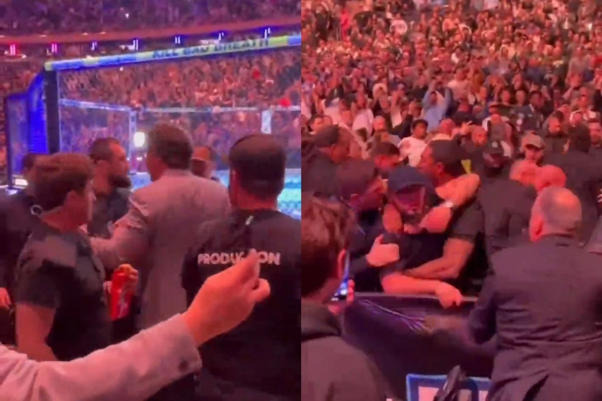 UFC turnirində Makqreqorun dostu Nurməhəmmədovun komandası ilə dava saldı