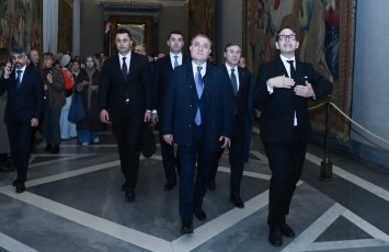 Байрамов посетил Базилику Святого Петра