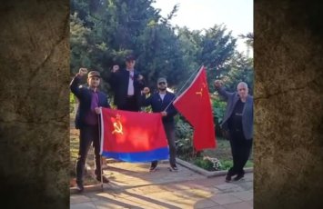 Лица, пытавшиеся провести шествие с флагами СССР в Баку, арестованы - ОБНОВЛЕНО