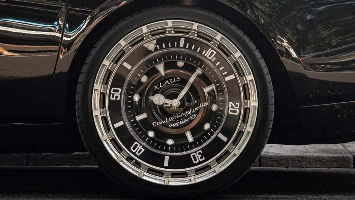 Avtomobil üçün saat-təkərlər hazırlandı