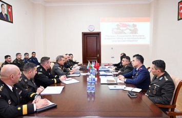 Azərbaycan-Türkiyə Yüksək Səviyyəli Hərbi Dialoq İclası başlayıb - FOTO