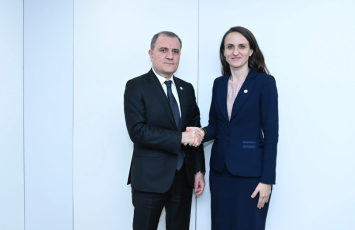 Ceyhun Bayramov Vyanada rumıniyalı həmkarı ilə görüşüb - FOTO