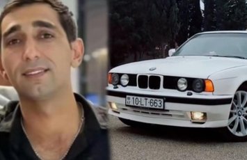 Masazırda yanaraq ölən sürücünün və avtomobilinin görüntüləri - VİDEO