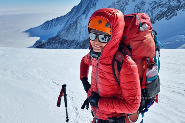 Обморожение пальцев и воля к победе. Интервью с азербайджанкой, покорившей вершину Антарктиды-ФОТО