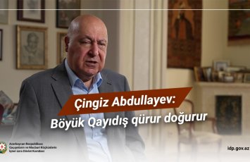 Xalq yazıçısı Çingiz Abdullayev: 