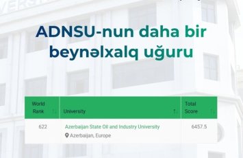 ADNSU “Green Metric 2025” reytinqində ciddi irəliləyiş əldə edib