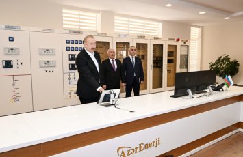 “Xankəndi-1” elektrik yarımstansiyası istismara verildi