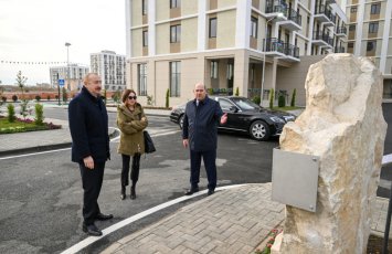 Prezident İlham Əliyev Ağdamda 2-ci yaşayış kompleksinin açılışında iştirak edib - YENİLƏNİB - FOTO