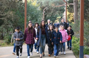Leyla Əliyeva Mərkəzi Nəbatat bağında uşaqlar üçün təşkil olunan tədbirdə iştirak edib