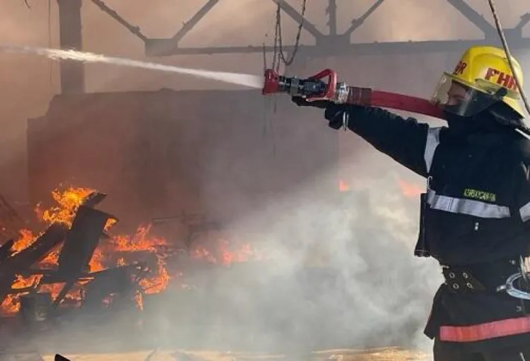 Balakəndə məktəbdə yanğın baş verib