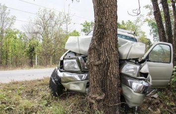 Qaxda avtomobil ağaca çırpıldı - Sürücü öldü