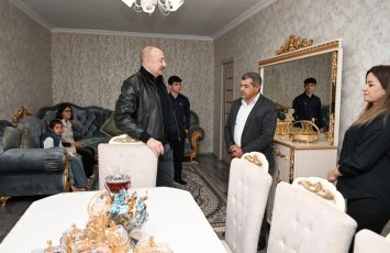 Ильхам Алиев ознакомился с работами, проделанными в селе Ашагы Оратаг Агдеринского района - ОБНОВЛЕНО-ФОТО