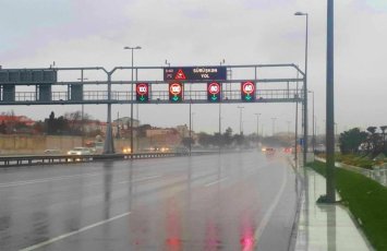 Aeroport yolunda sürət həddi endirildi