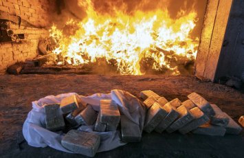 Gömrükdə götürülmüş 164 milyon manatlıq narkotik məhv edilib