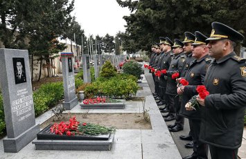 Şəhidlərimizin xatirəsi ehtiramla yad edilib - FOTO