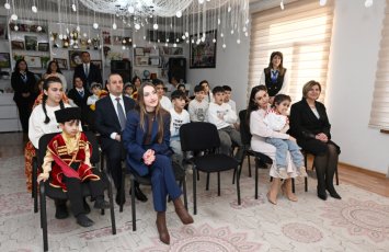 Leyla Əliyeva və Alena Əliyeva Gəncədə uşaq evində olublar - FOTO