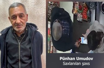 Avtobusda cibgirlik edən şəxs tutuldu - VİDEO