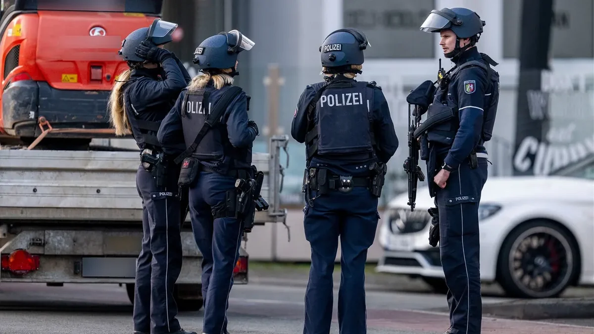 В Германии неизвестные ограбили банк