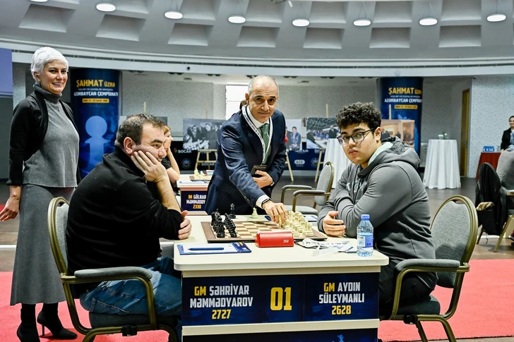 Состоялись первые полуфиналы чемпионата Азербайджана по шахматам