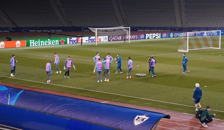 «Ньюкасл» провел заключительную тренировку в преддверии матча с «Карабахом»-ВИДЕО