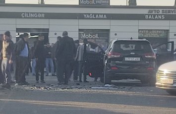 Gəncədə daha bir qəza: Yaralılar var - FOTO