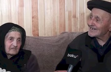 71 ildir evli olan cütlükdən xoşbəxtliyin sirri - VİDEO