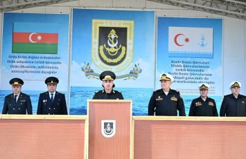 Hərbi prokuror Müdafiə Nazirliyinin Hərbi Dəniz Qüvvələrində görüş keçirdi - FOTO