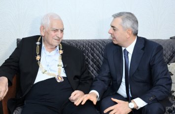 Nəriman Həsənzadəyə “Heydər Əliyev” ordeni təqdim edildi - FOTOLAR