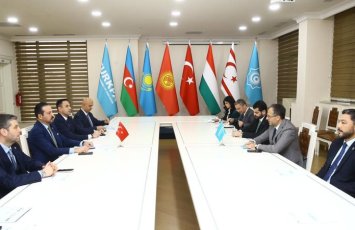 AKP nümayəndə heyəti Bakıda TÜRKPA-nı ziyarət etdi - FOTO