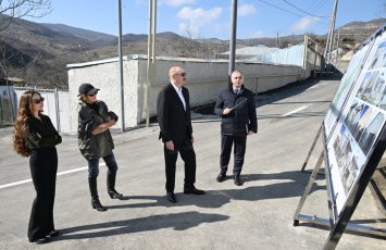 İlham Əliyev Xocalının Xanabad kəndində görülmüş işlərlə tanış olub - FOTO - YENİLƏNİB