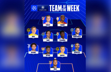 UEFA Çempionlar Liqasının pley-off mərhələsi üzrə həftənin rəmzi komandası açıqlanıb