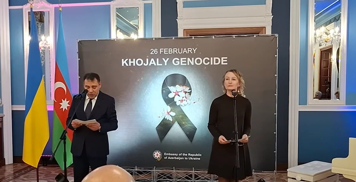 Xocalı soyqırımı Ukraynada yad edildi - VİDEO