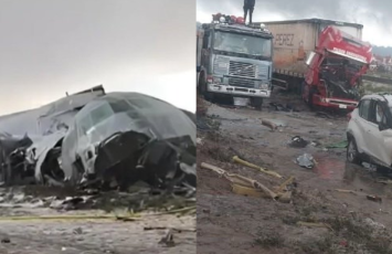 Göydən pul dolu təyyarə düşdü...- Yerdəkilər nə etdi?..-FOTOLAR+VİDEO