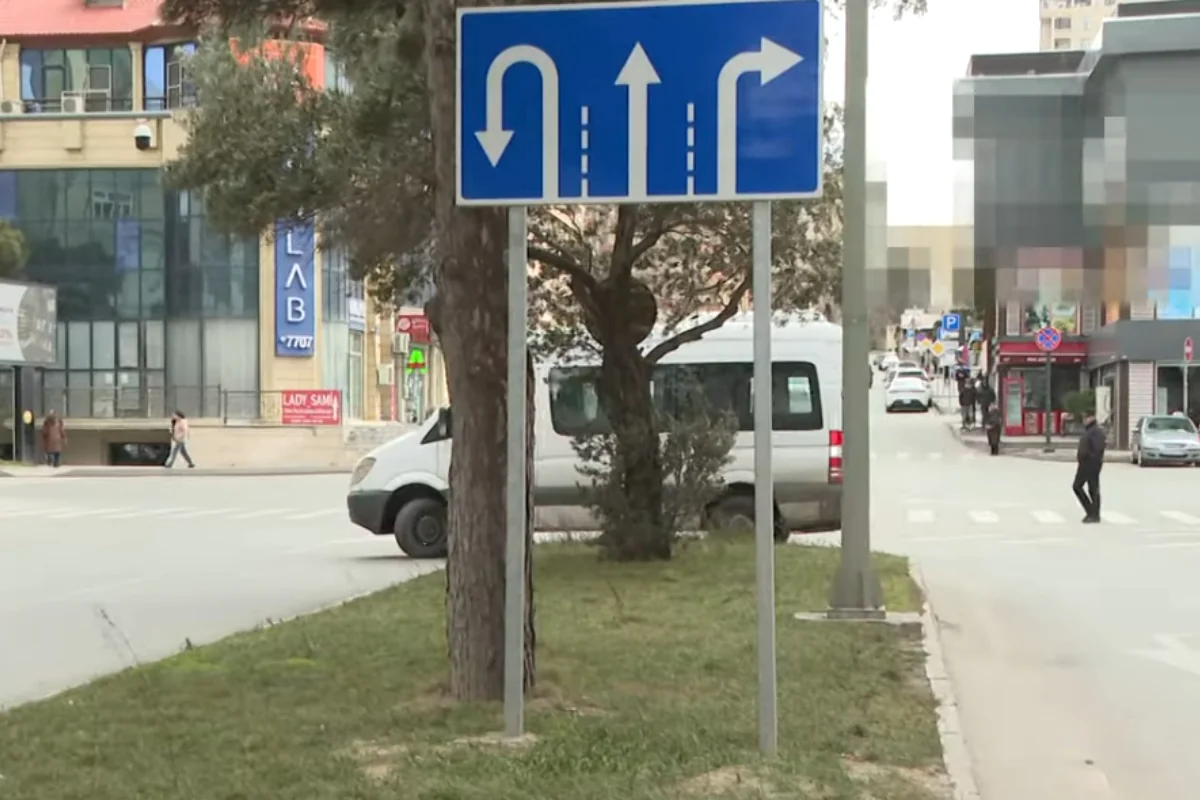 Bakıda geridönmə zolağı sürücülər üçün 
