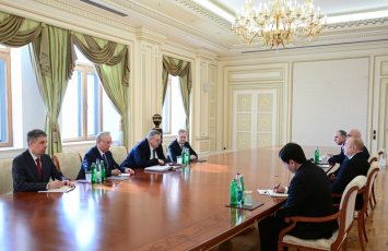 Azərbaycan Prezidenti Rusiya hökuməti sədrinin müavinini qəbul edib - FOTO