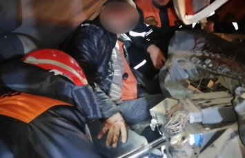 Bakı-Qazax yolunda ağır qəza - Xilasetmə GÖRÜNTÜLƏRİ