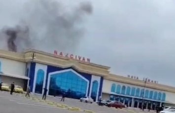 Иранские дроны упали на территорию аэропорта Нахчывана-ФОТО-ВИДЕО