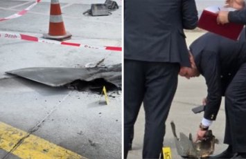 Naxçıvan aeroportunun uçuş-eniş zolağına da zərər dəyib - Fotolar