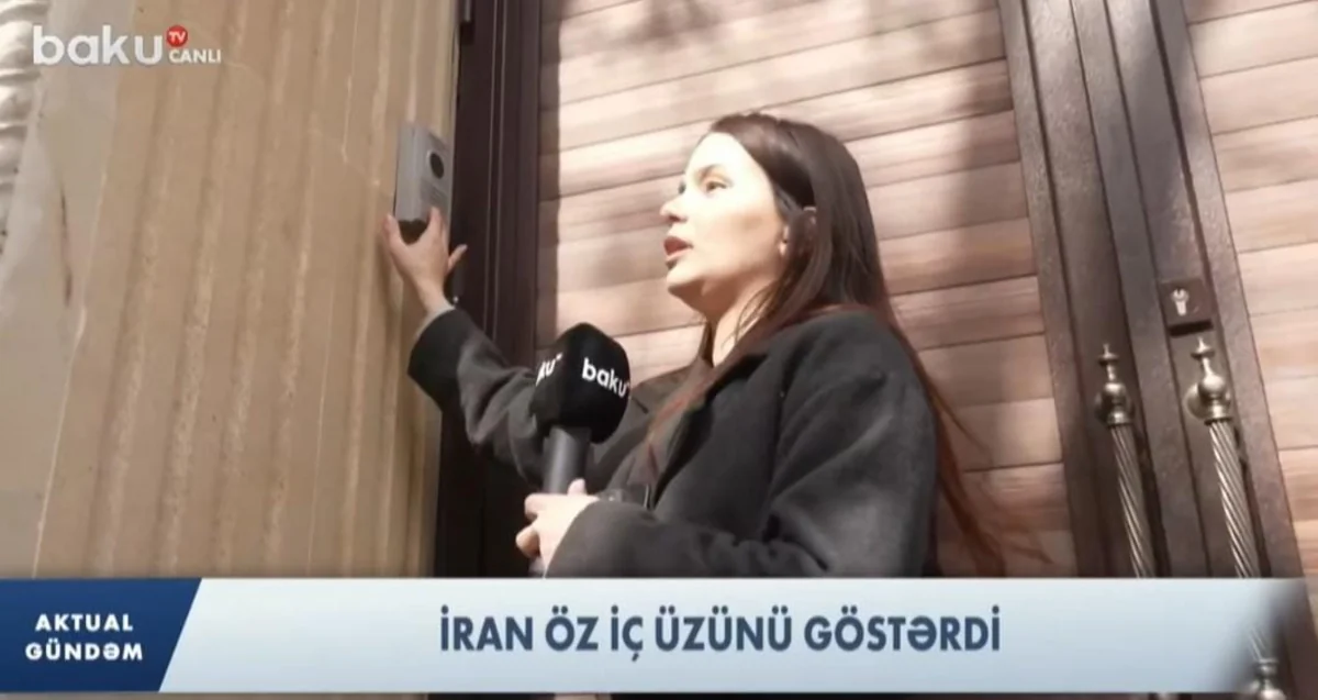 İran səfirliyi suallardan QAÇDI: Molla rejimi iç üzünü göstərdi