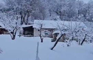 Высота снежного покрова в Нахчыване превысила один метр