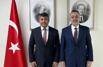 Türkiyə və Azərbaycanın diplomatları Suriyada görüşüblər - FOTO